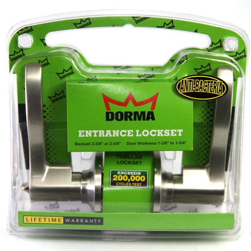 Dorma Entrance Cylindrical Lockset DL3 Jever Finishes US15 Standard Stainless Steel